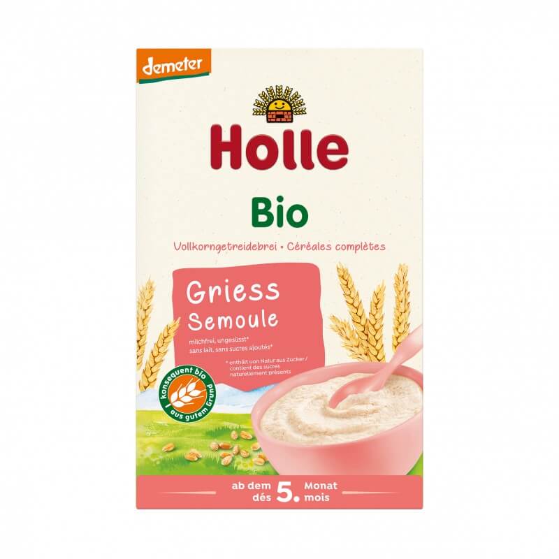 Holle Baby Porridge Semoule Bio (250g)