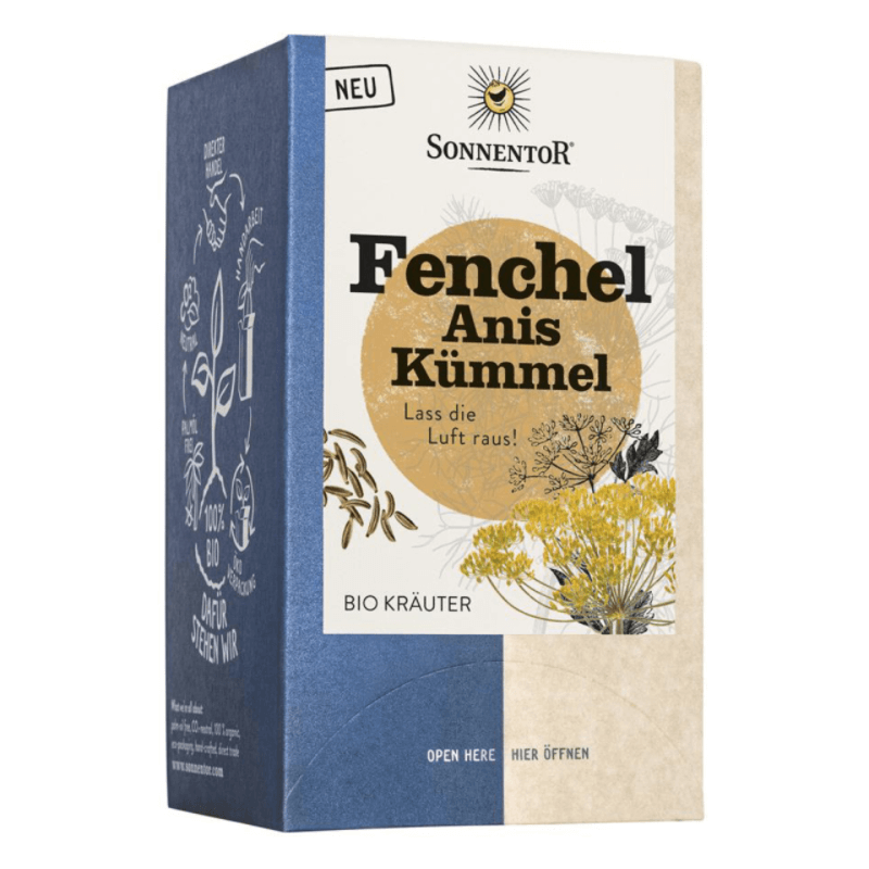 Sonnentor Fennel Anise Caraway Organic Herbal Tea (18x1.7g)