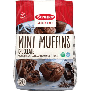 Semper - Mini Muffins Schokolade (185g)