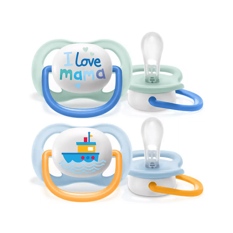 Philips Avent Ultra Air Pacifier 0-6M Boy Boat (2 pcs)