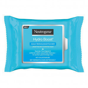 Neutrogena Hydro Boost Aqua cleaning wipes (25 pcs)