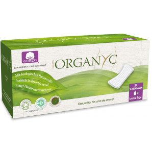 ORGANYC Panty Liners Extra Thin Light Flow (24 Pieces)