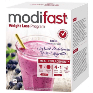 modifast Weight Loss Program blueberry yogurt drink (8x55g)