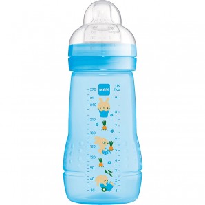 MAM Easy Active Baby Bottle 0+ Months Wide Neck Bottle Boy 270ml (1 pc)