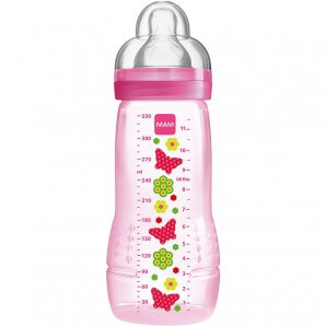 MAM Weithalsflasche Easy Active Baby Bottle 4+Monate Girl 330ml (1 Stk)