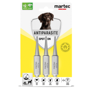 Martec PET CARE Spot On ANTIPARASITE For Dogs From 15kg (3x3ml)
