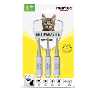 Martec PET CARE Spot on ANTIPARASITE pour chats (3x1ml)