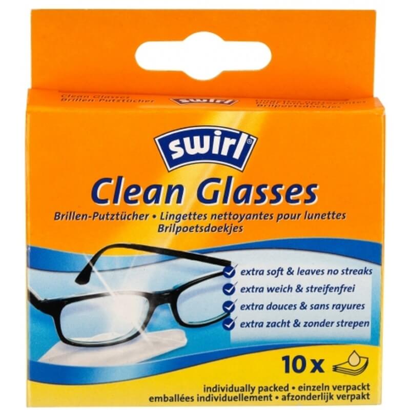 Swirl Clean Glasses Brillen-Putztücher (10 Stk)