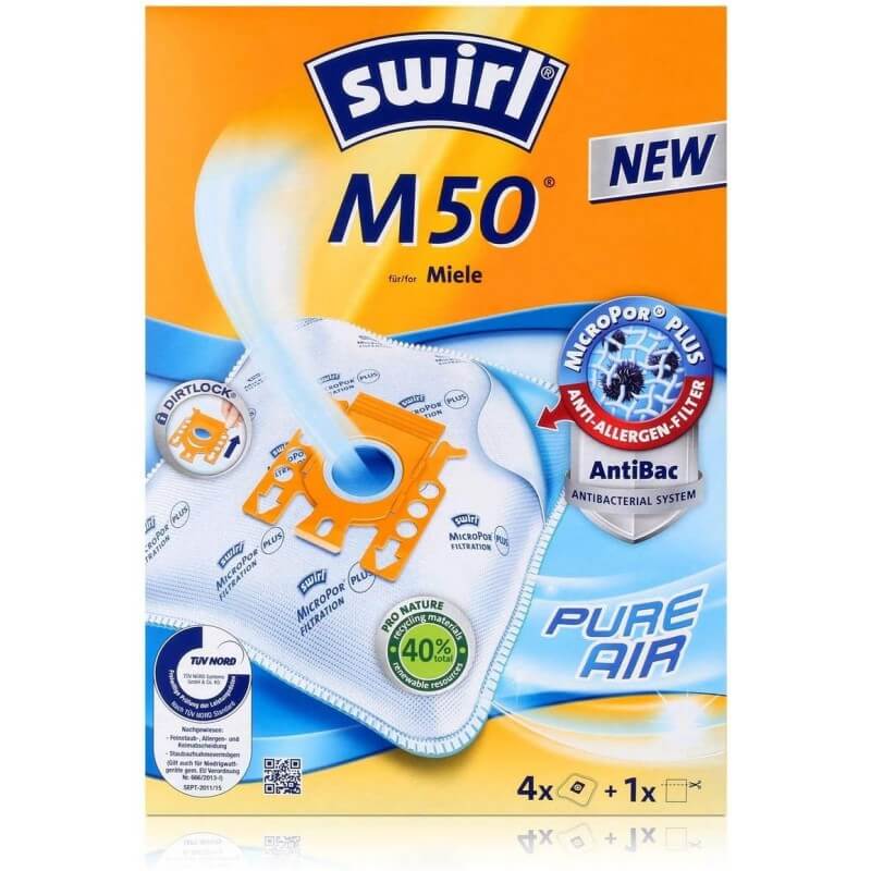 Swirl M50 Staubsauger-Filterbeutel (4 Stk)