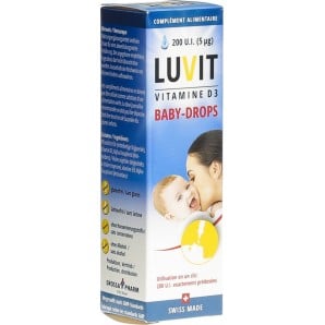 LUVIT Vitamin D3 Baby-Drops Tropfflasche (10ml)