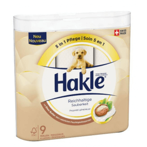 Hakle Reichhaltige Sauberkeit Shea Butter Rolle (9 Stk)