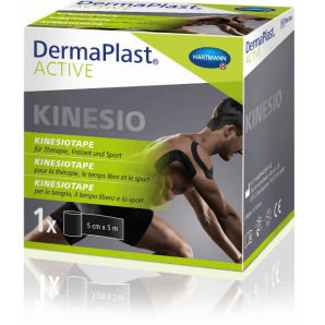 DermaPlast Active Kinesiotape black 5cm x 5m (1 pc)
