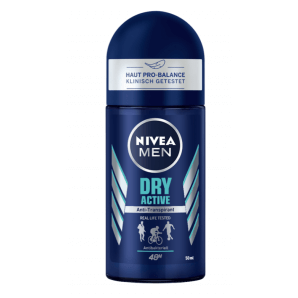 Nivea Men Dry Active Deo Roll-On Anti-Transpirant (50ml)