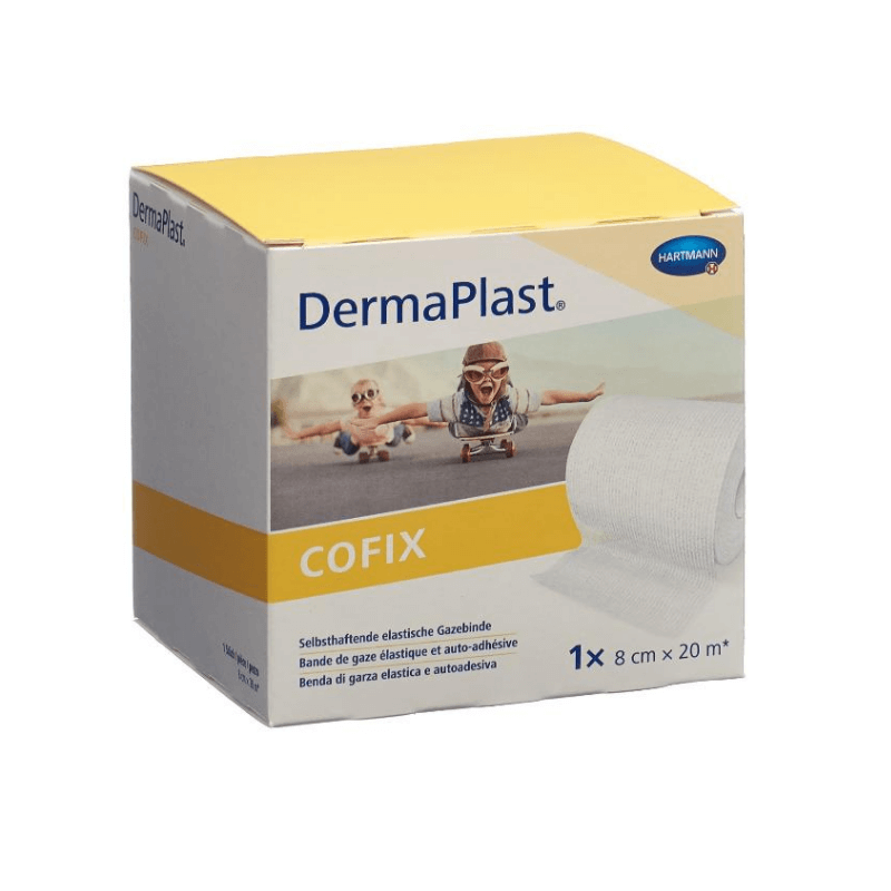 Dermaplast CoFix 8cmx20m blanc (1 pc)