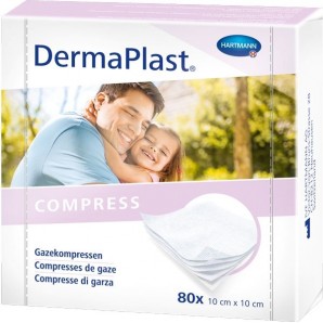 Dermaplast Compressa di garza 10x10cm 80 pz (1 pz)