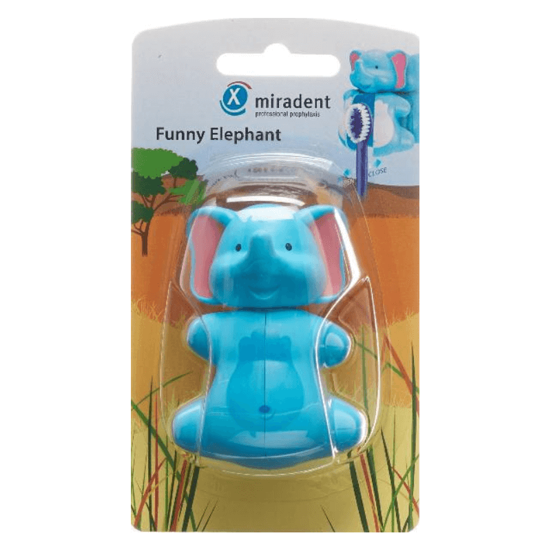 Miradent Funny Elephant toothbrush holder (1 pc)