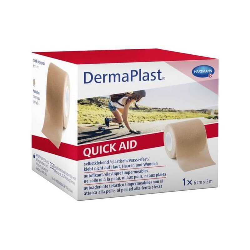 Dermaplast QuickAid 6cmx2m skin coloured (1 pc)