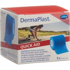 Dermaplast QuickAid 6cmx2m blu (1 pz)