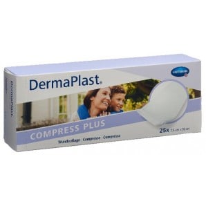 DermaPlast Compress Plus 7.5x20cm (25 Stk)