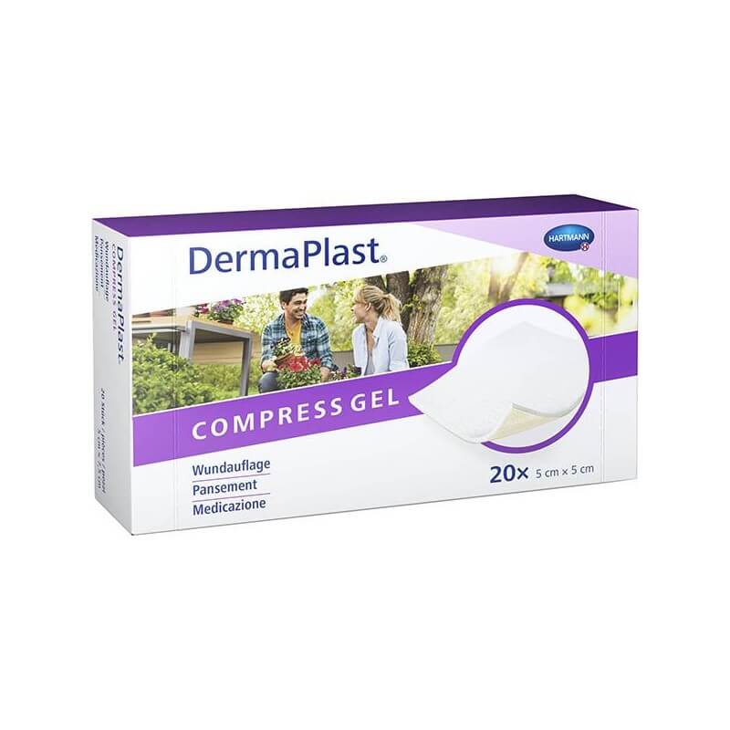 Dermaplast Wound dressing Compress Gel 5x5cm (20 pcs)