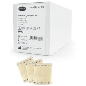 Dermaplast Compress Gel 5x7.5cm sterile (100 pcs)
