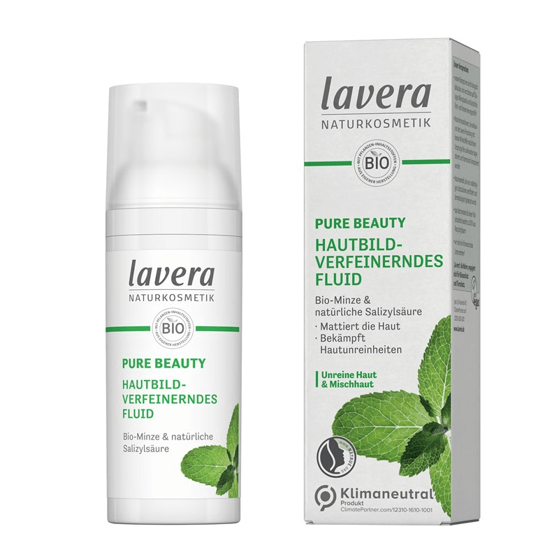 Lavera Bio Pure Beauty Hautbild-Verfeinerndes Fluid (50ml)
