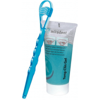 Miradent Tong-Clin Set tongue cleaner + gel (50ml)
