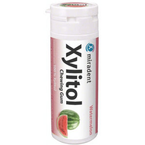 Miradent Xylitol chewing-gum pastèque (30 pcs)