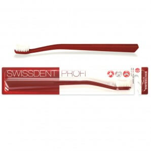 SWISSDENT PROFI Whitening Toothbrush Soft Red (1 pc)