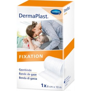Dermaplast Gauze bandage with fixed edges 8cmx10m (10 pcs.)