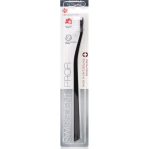 SWISSDENT PROFI Gentle Toothbrush Extra Soft Black (1 pc)