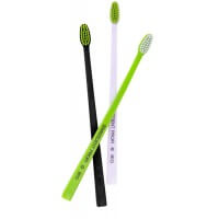 SWISSDENT BIO Toothbrush Trio Soft Green/White/Black (1 pc)