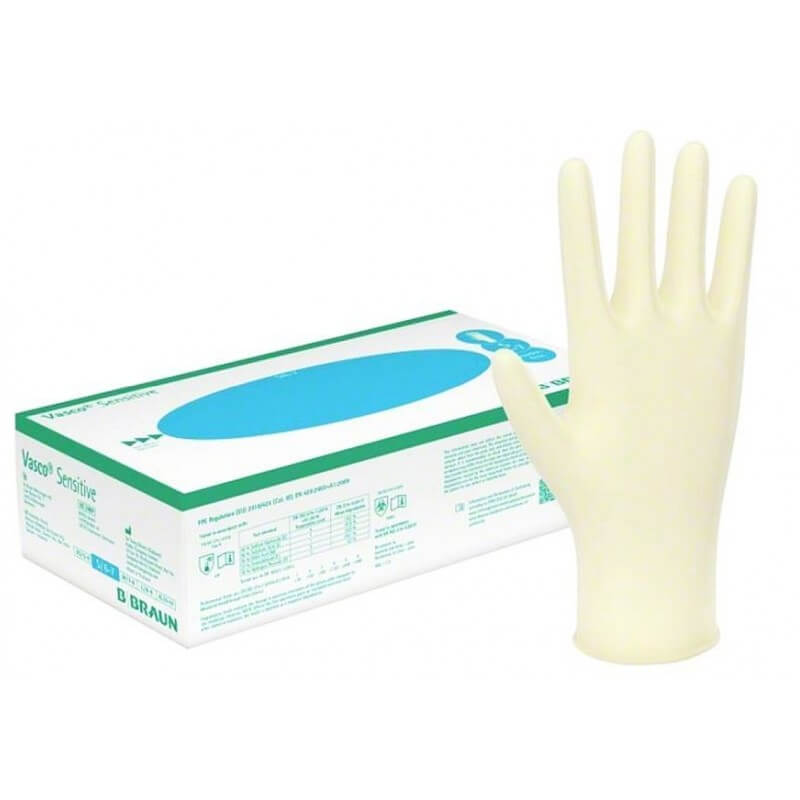 Vasco Sensitive Latex Gloves XL (90 pcs)