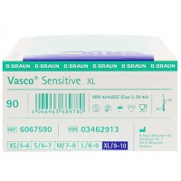 Vasco Sensitive Latex Gloves XL (90 pcs)
