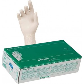 Vasco Sensitive Latex Gloves S (100 pz)