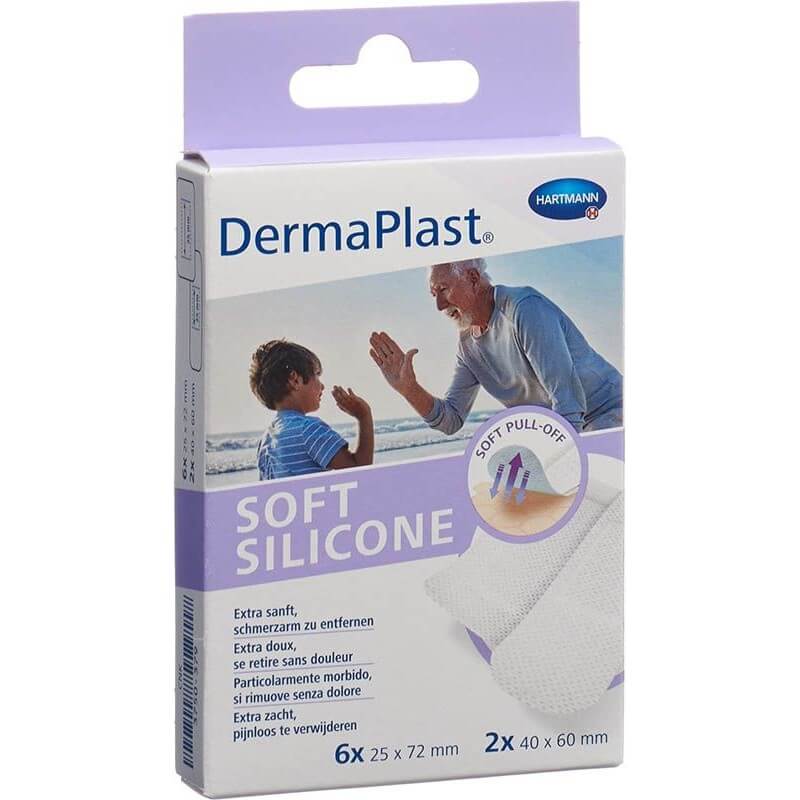 Dermaplast Soft Silicone Strips (8 pcs)