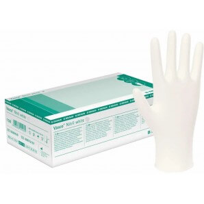 Vasco Nitrile Gloves White L (150 pcs)