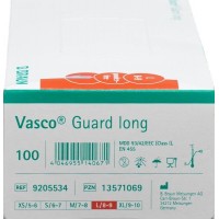 Vasco BIBRAUN Guard Guanti lunghi in nitrile L (100 pz)