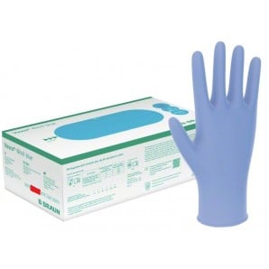 Vasco BIBRAUN Nitrile Gloves Blue L (150 pcs)