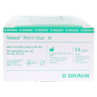 Vasco BIBRAUN Guanti in nitrile blu M (150 pz)
