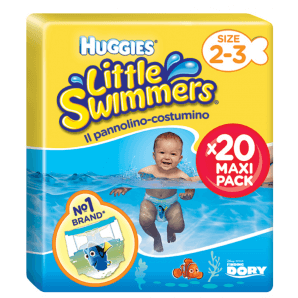 Pannolino Huggies Little Swimmers taglia 2-3 (12 pezzi)