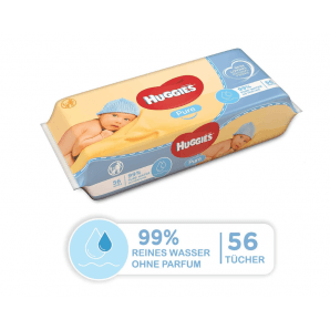 Huggies Baby Wet Wipes Pure Extra Care (56 pcs)
