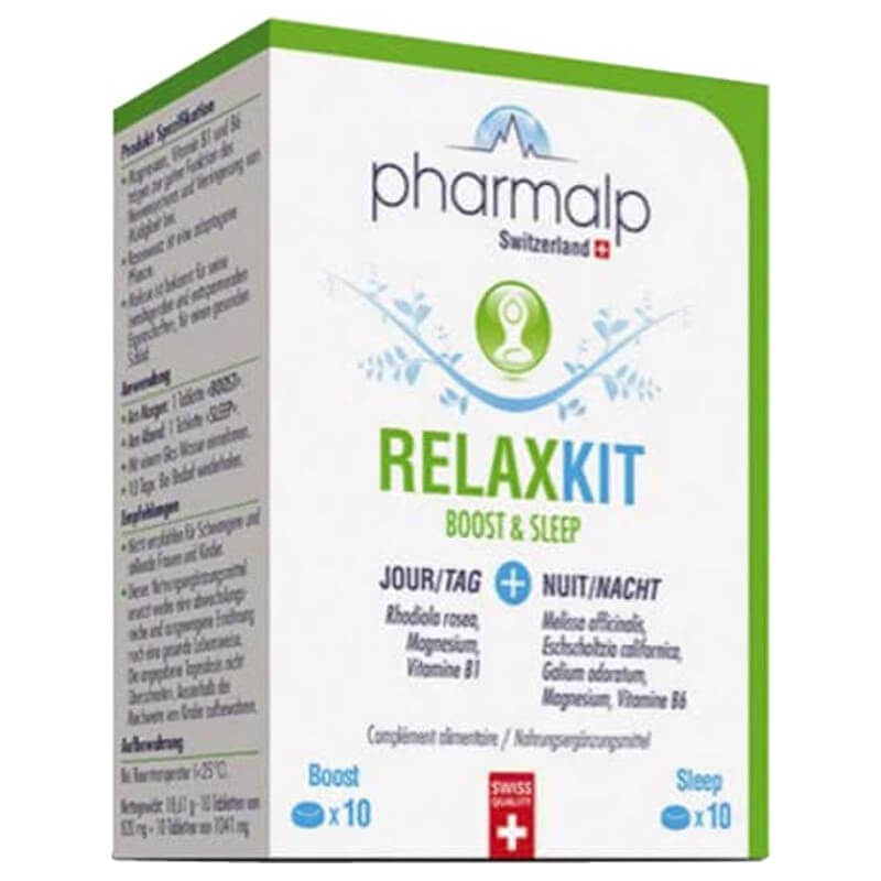 pharmalp Relaxkit Boost & Sleep Tabletten Blister (20 Stk)