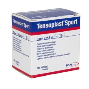 Tensoplast  Benda adesiva elastica per lo sport 3cm x 2.5m (1 pz)