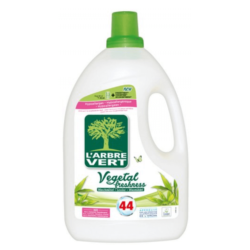 Acheter L'ARBRE VERT Détergent liquide biologique fraîcheur végétale (2L)