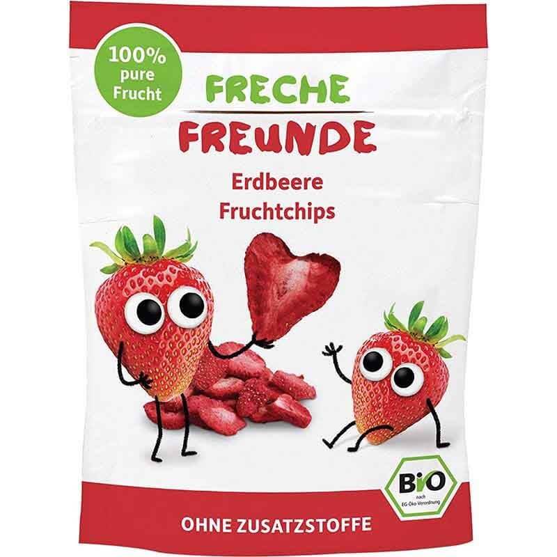 FRECHE FREUNDE Fruchtchips Erdbeere (12g)