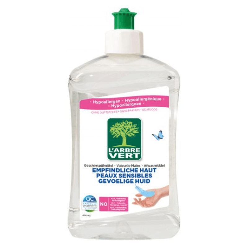 Acheter L'ARBRE VERT Liquide vaisselle peau sensible (500ml)