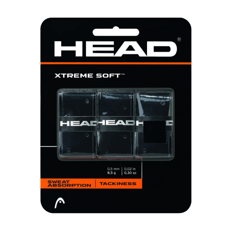 HEAD Xtreme Soft Overgrip schwarz (3 Stk)