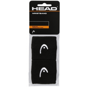 HEAD Poignet 2.5" noir (2 pcs)
