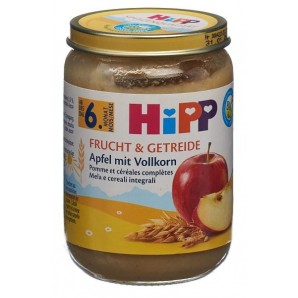 Hipp Barattolo di frutta e cereali biologici alla mela con